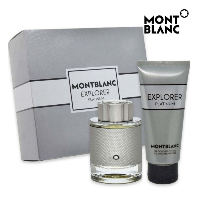 Mont Blanc Explorer Platinum EDP Giftset in the group BEAUTY & HEALTH / Gift sets / Gift sets for him at TP E-commerce Nordic AB (C89597)