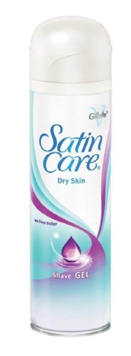 Gillette Satin Care Dry Skin Shea Butter Gel 200 ml in the group BEAUTY & HEALTH / Hair & Styling / Shaving & Trimming / Razors & Accessories at TP E-commerce Nordic AB (C89619)