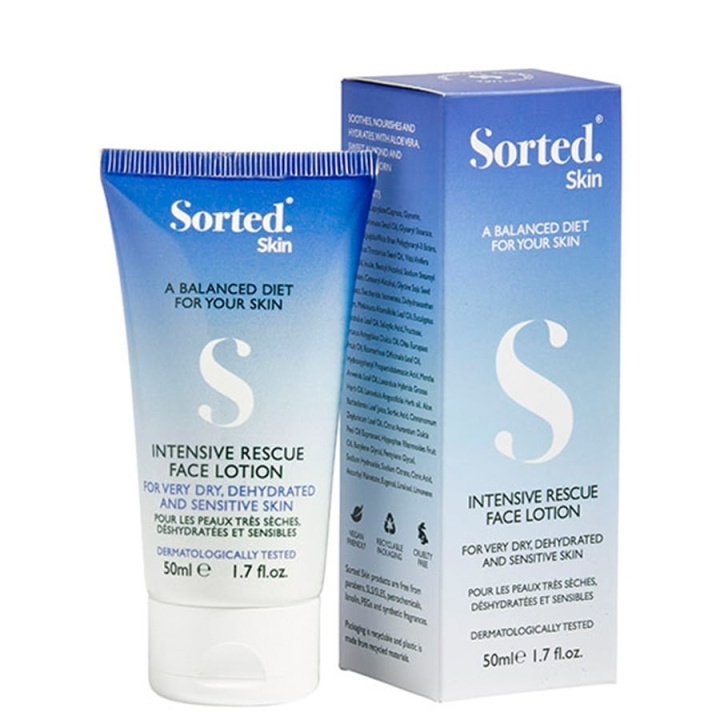 Sorted Skin Intensive Rescue Face Lotion 50 ml in the group BEAUTY & HEALTH / Skin care / Face / Face creams at TP E-commerce Nordic AB (C89632)