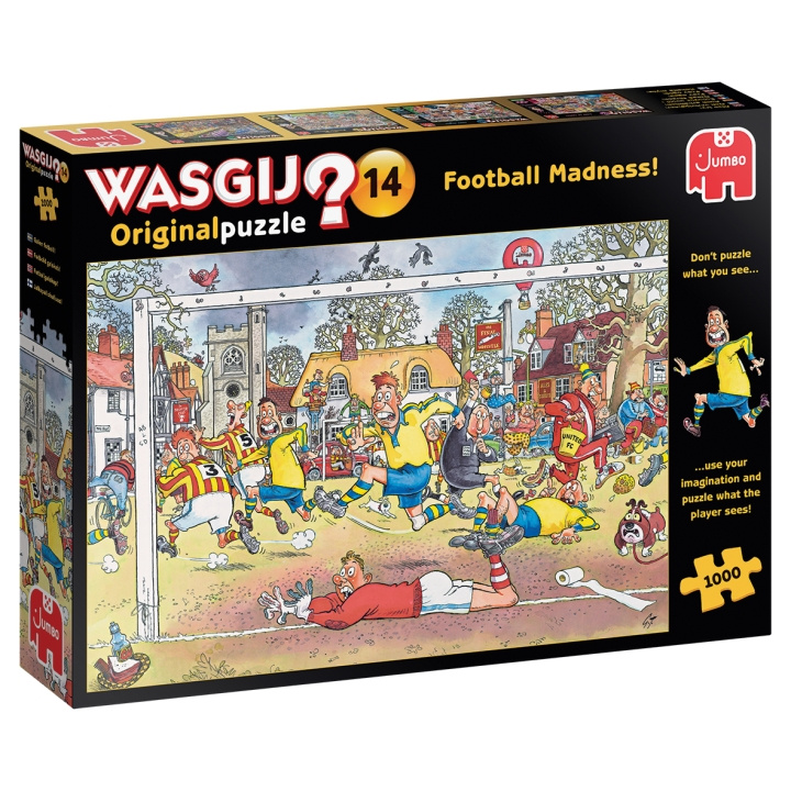 Wasgij Original 14 - Football Madness!​ (1000 Pieces) (1119801817) in the group Sport, leisure & Hobby / Hobby / Puzzle at TP E-commerce Nordic AB (C89701)