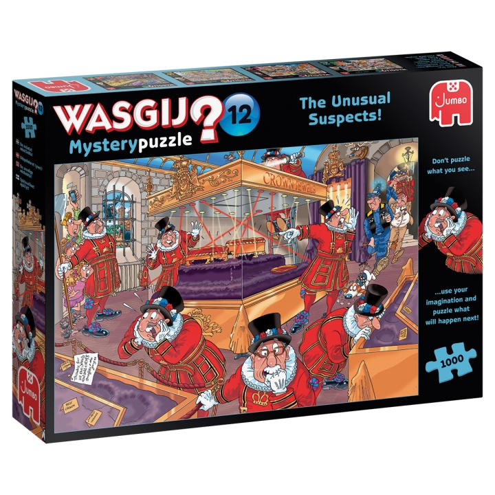 Wasgij Mystery 12 - The Unusual Suspects! (1000 Pieces) (1119801826) in the group Sport, leisure & Hobby / Hobby / Puzzle at TP E-commerce Nordic AB (C89707)