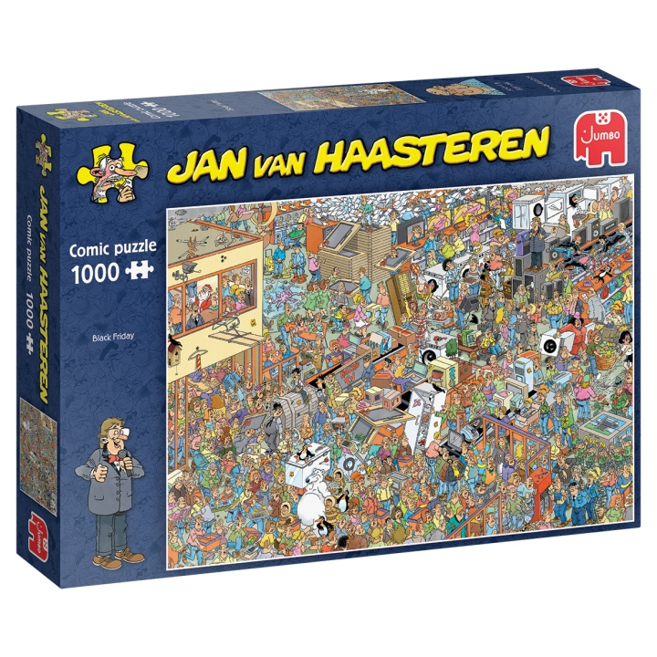 Jan van Haasteren Black Friday (1000 Pieces) (1119801829) in the group Sport, leisure & Hobby / Hobby / Puzzle at TP E-commerce Nordic AB (C89708)