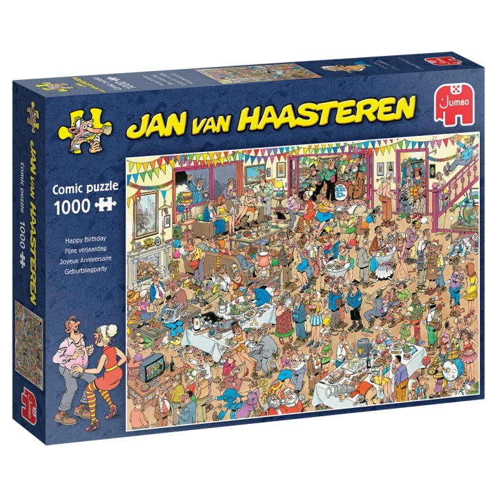 Jan van Haasteren Happy Birthday (1000 Pieces) (1119801835 ) in the group Sport, leisure & Hobby / Hobby / Puzzle at TP E-commerce Nordic AB (C89712)