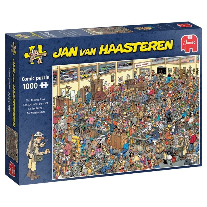 Jan van Haasteren The Antique Show (1000 Pieces) (1119801839) in the group Sport, leisure & Hobby / Hobby / Puzzle at TP E-commerce Nordic AB (C89716)