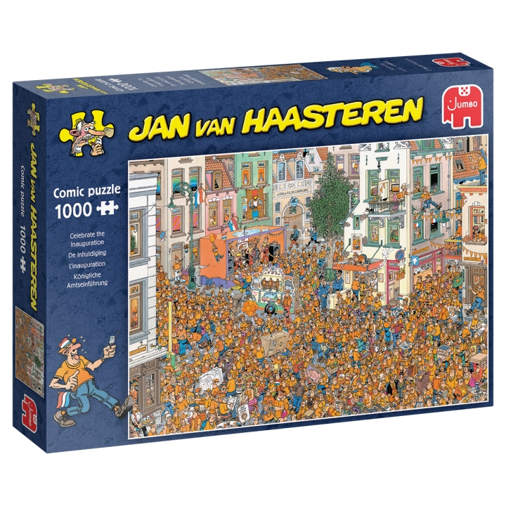 Jan van Haasteren Celebrate the Inauguration (1000 Pieces) (1119801838) in the group Sport, leisure & Hobby / Hobby / Puzzle at TP E-commerce Nordic AB (C89717)