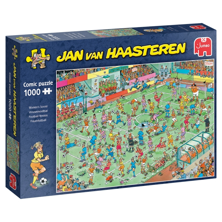 Jan van Haasteren Women\'s Soccer (1000 Pieces) (1119801840) in the group Sport, leisure & Hobby / Hobby / Puzzle at TP E-commerce Nordic AB (C89718)