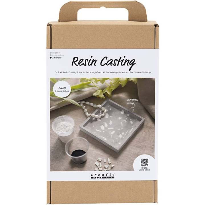 DIY Kit Craft Kit - Resin Casting - Square Tray with Terrazzo (977688) in the group Sport, leisure & Hobby / Hobby / DIY Kit at TP E-commerce Nordic AB (C89719)