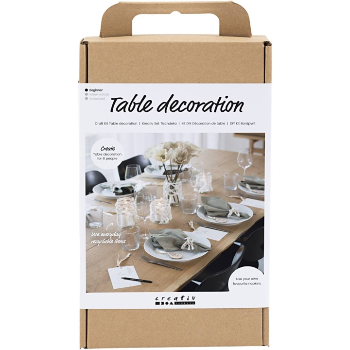 DIY Kit Craft Kit - Table Decoration - Natural (977697) in the group Sport, leisure & Hobby / Hobby / DIY Kit at TP E-commerce Nordic AB (C89720)