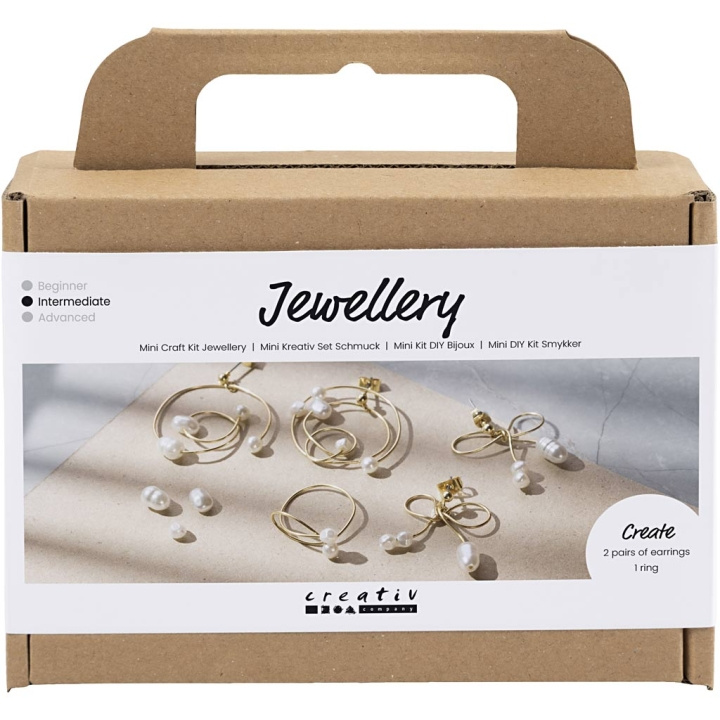 DIY Kit Mini Craft Kit - Jewellery - Wire Earrings (977751) in the group Sport, leisure & Hobby / Hobby / DIY Kit at TP E-commerce Nordic AB (C89732)