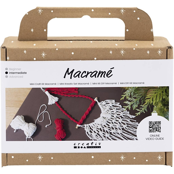 DIY Kit Mini DIY Kit - Macramé - Santa (977710) in the group Sport, leisure & Hobby / Hobby / DIY Kit at TP E-commerce Nordic AB (C89765)