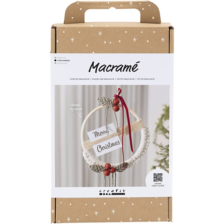 DIY Kit Craft Kit - Christmas Macramé (977699) in the group Sport, leisure & Hobby / Hobby / DIY Kit at TP E-commerce Nordic AB (C89766)