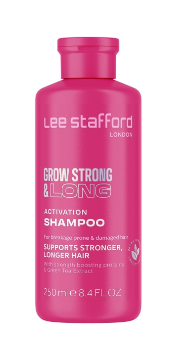 Lee Stafford Grow Strong & Long Activation Shampoo 250 ml in the group BEAUTY & HEALTH / Hair & Styling / Hair care / Schampoo at TP E-commerce Nordic AB (C89772)