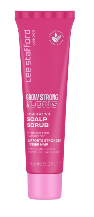 Lee Stafford Grow Strong & Long Stimulating Scalp Scrub 100 ml in the group BEAUTY & HEALTH / Hair & Styling / Hair care / Hair Mask at TP E-commerce Nordic AB (C89775)