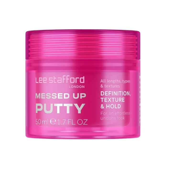 Lee Stafford Messed Up Putty 50 ml in the group BEAUTY & HEALTH / Hair & Styling / Hair styling / Styling cream at TP E-commerce Nordic AB (C89778)