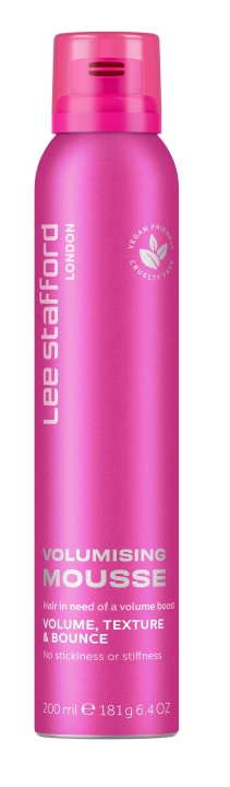 Lee Stafford Volumising Mousse 200 ml in the group BEAUTY & HEALTH / Hair & Styling / Hair styling / Hair mousse at TP E-commerce Nordic AB (C89782)