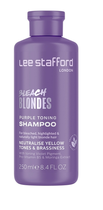 Lee Stafford Bleach Blondes Purple Toning Shampoo 250 ml in the group BEAUTY & HEALTH / Hair & Styling / Hair care / Schampoo at TP E-commerce Nordic AB (C89784)