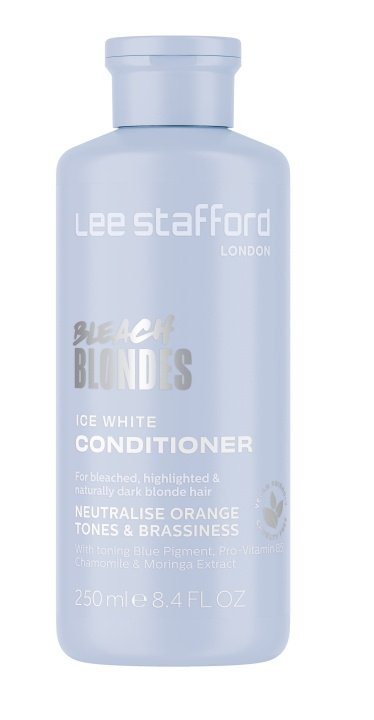 Lee Stafford Bleach Blondes Ice White Toning Conditioner 250 ml in the group BEAUTY & HEALTH / Hair & Styling / Hair care / Conditioner at TP E-commerce Nordic AB (C89790)