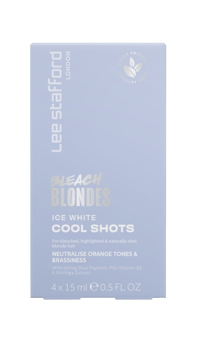 Lee Stafford Bleach Blondes Ice White Cool Shots 4 x 15 ml in the group BEAUTY & HEALTH / Hair & Styling / Hair care / Hair Mask at TP E-commerce Nordic AB (C89792)