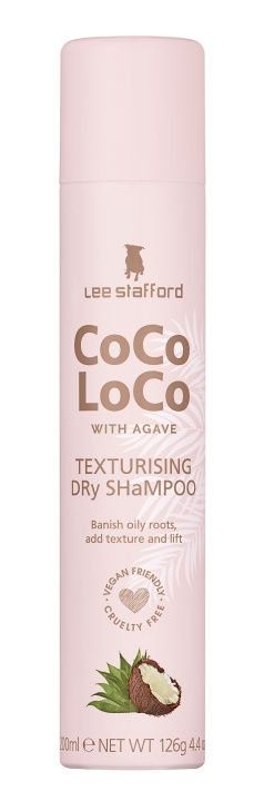 Lee Stafford Coco Loco Texturising Dry Shampoo 200 ml in the group BEAUTY & HEALTH / Hair & Styling / Hair care / Dry schampoo at TP E-commerce Nordic AB (C89803)