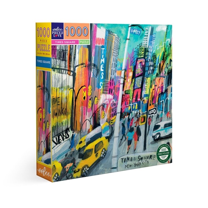 eeBoo Puzzle 1000 pcs - Times Square - (EPZTTMS) in the group Sport, leisure & Hobby / Hobby / Puzzle at TP E-commerce Nordic AB (C89870)