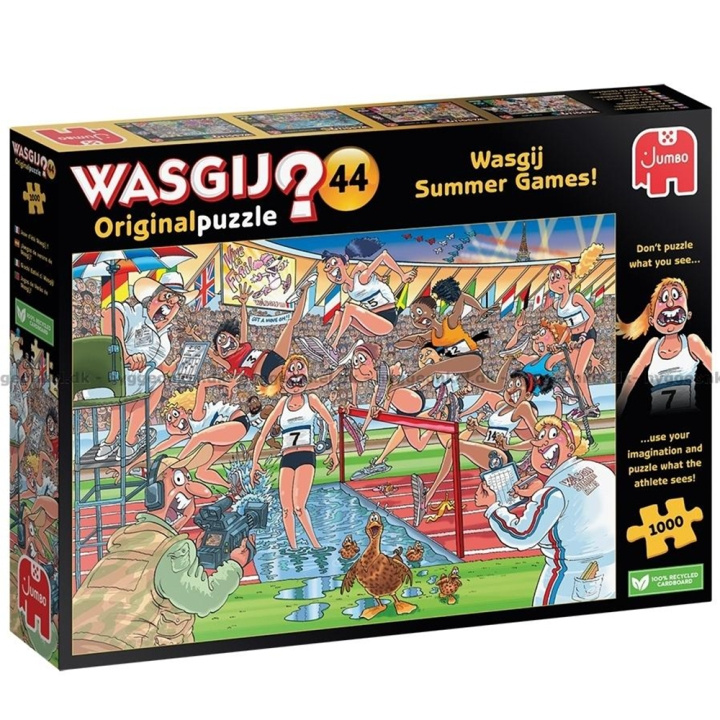 Wasgij Original 44 Summer Games (1000 pieces) (JUM01856) in the group Sport, leisure & Hobby / Hobby / Puzzle at TP E-commerce Nordic AB (C89892)