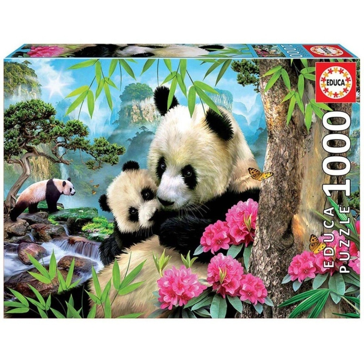 Educa 1000 pcs - Morning Panda Puzzle (017995) in the group Sport, leisure & Hobby / Hobby / Puzzle at TP E-commerce Nordic AB (C89900)