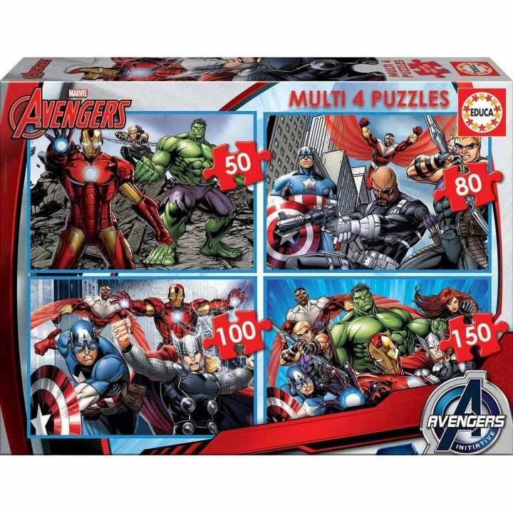 Educa 50-80-100-150 pcs - Avengers Puzzle (80-16331) in the group TOYS, KIDS & BABY PRODUCTS / Toys / Kids puzzle at TP E-commerce Nordic AB (C89903)