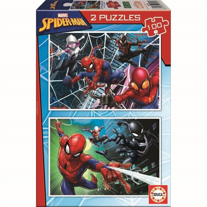 Educa 2x100 pcs - Spider-Man puzzle (80-18101) in the group TOYS, KIDS & BABY PRODUCTS / Toys / Kids puzzle at TP E-commerce Nordic AB (C89905)