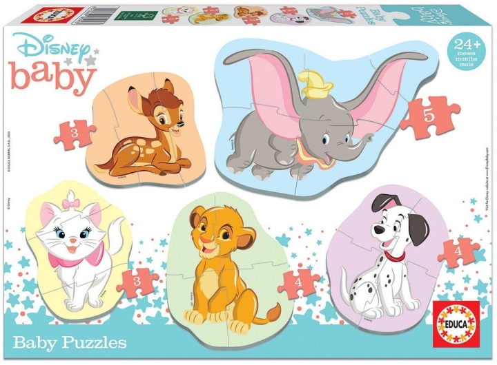 Educa Baby Disney Animals puzzles (80-18591) in the group TOYS, KIDS & BABY PRODUCTS / Toys / Kids puzzle at TP E-commerce Nordic AB (C89907)