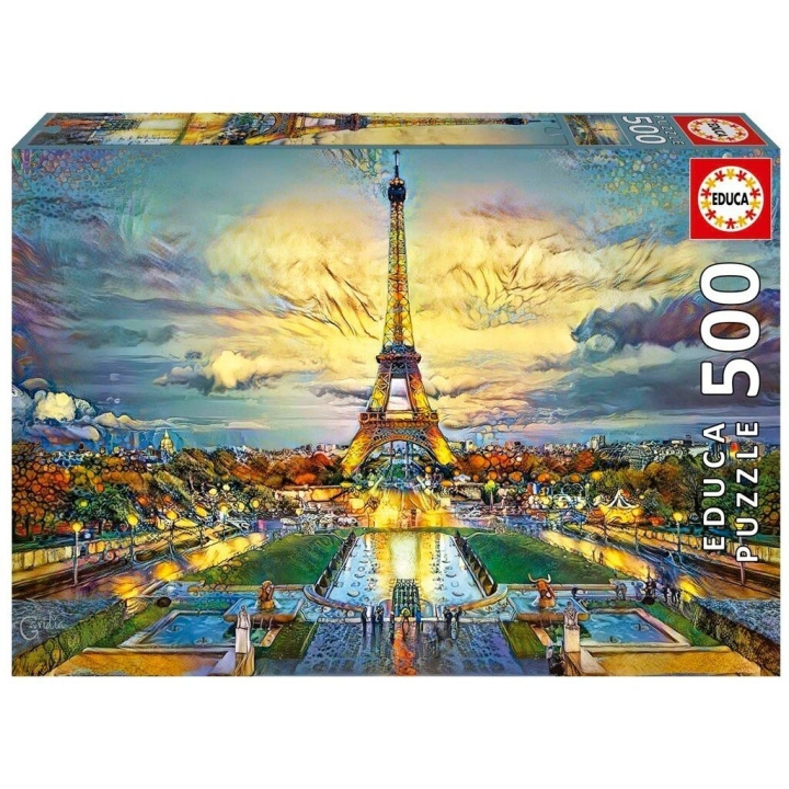 Educa 500 pcs - Eiffel Tower puzzle (80-19621) in the group TOYS, KIDS & BABY PRODUCTS / Toys / Kids puzzle at TP E-commerce Nordic AB (C89923)