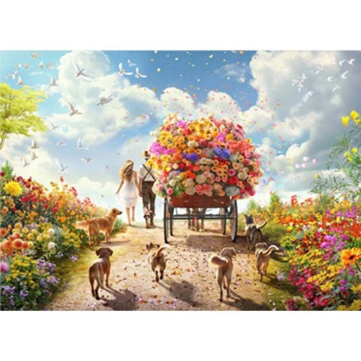 Educa 1000 pcs - Carrying Flowers puzzle (80-19921) in the group Sport, leisure & Hobby / Hobby / Puzzle at TP E-commerce Nordic AB (C89927)