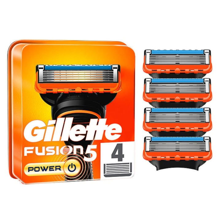 Gillette Fusion Power 4-pack in the group BEAUTY & HEALTH / Hair & Styling / Shaving & Trimming / Razors & Accessories at TP E-commerce Nordic AB (C89958)