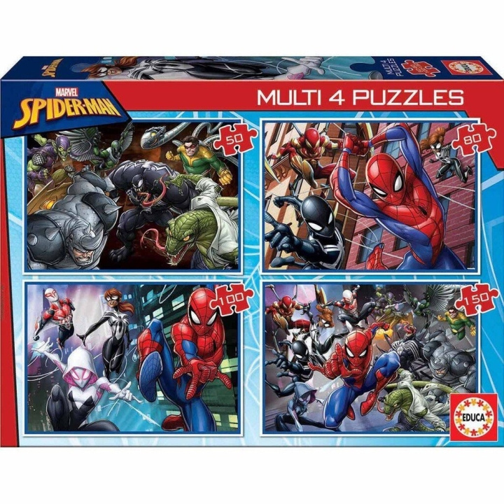 Educa 50-80-100-150 Pcs - Ultimate Spider-Man Puzzle (80-18102) in the group TOYS, KIDS & BABY PRODUCTS / Toys / Kids puzzle at TP E-commerce Nordic AB (C89972)