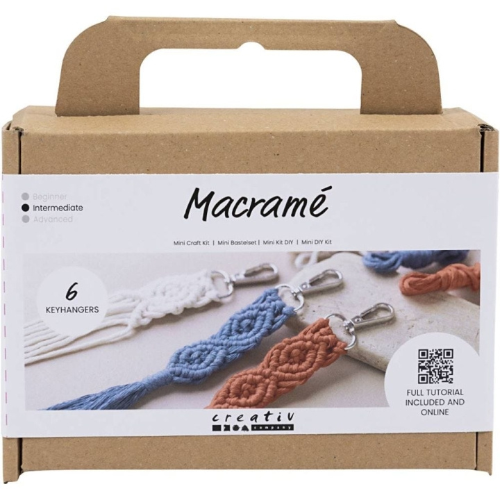 DIY Kit Macramé - Key ring (977554) in the group Sport, leisure & Hobby / Hobby / DIY Kit at TP E-commerce Nordic AB (C89979)