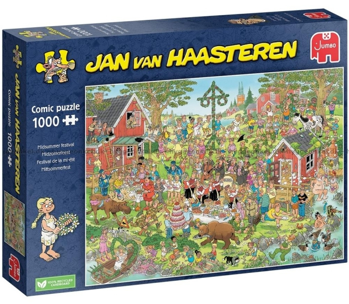 Jan van Haasteren Midsummerfestival (1000 pieces) (JUM0029) in the group Sport, leisure & Hobby / Hobby / Puzzle at TP E-commerce Nordic AB (C89983)