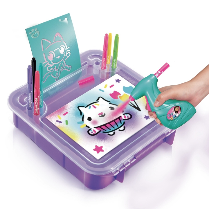 Gabby\'s Dollhouse Airbrush Art - Activity Case - Gabby\'s Dollhouse (110241) in the group TOYS, KIDS & BABY PRODUCTS / Toys / Draw & Count at TP E-commerce Nordic AB (C89996)