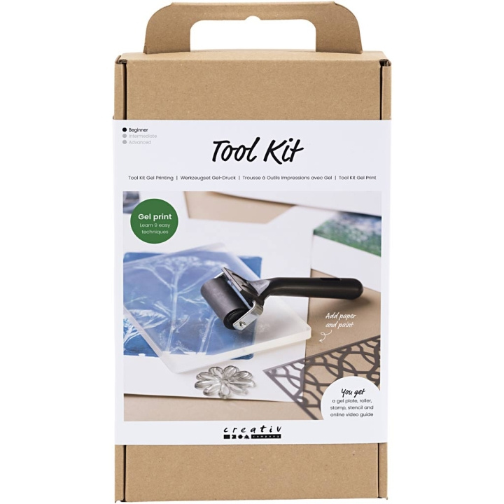 DIY Kit Gel Printing Tool Kit (977755) in the group Sport, leisure & Hobby / Hobby / DIY Kit at TP E-commerce Nordic AB (C90014)