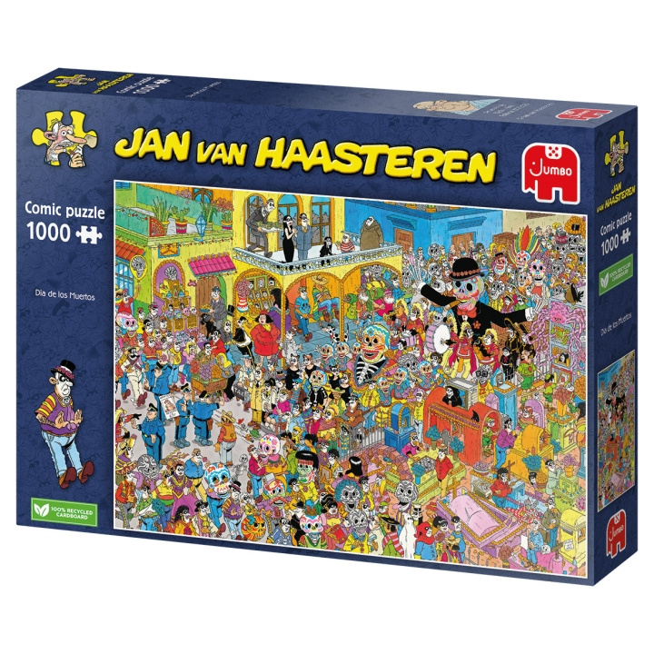 Jan van Haasteren Dia De Los Muertos (1000 pieces) (JUM0077) in the group Sport, leisure & Hobby / Hobby / Puzzle at TP E-commerce Nordic AB (C90022)