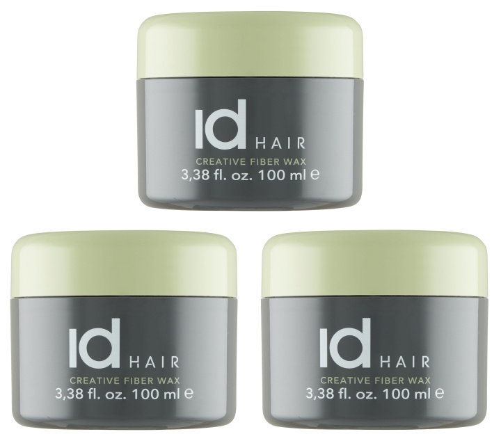 ID Hair Creative Fiber Wax 3 x 100 ml in the group BEAUTY & HEALTH / Hair & Styling / Hair styling / Hair wax at TP E-commerce Nordic AB (C90036)