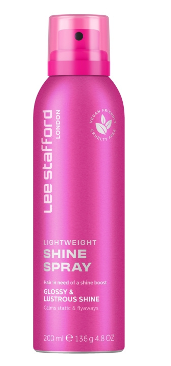 Lee Stafford Lightweight Shine Spray 200 ml in the group BEAUTY & HEALTH / Hair & Styling / Hair styling / Hair spray at TP E-commerce Nordic AB (C90047)