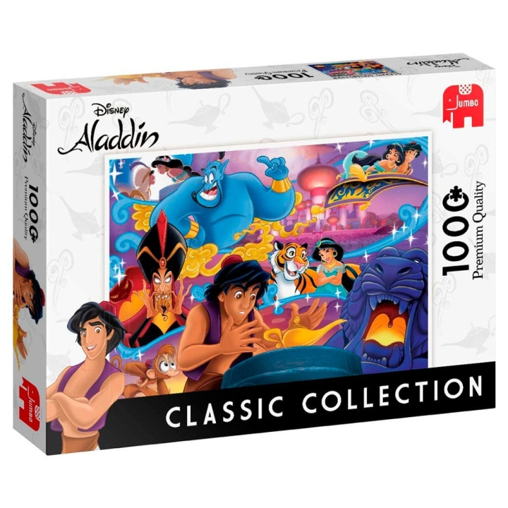 Jumbo Disney Classic Collection: Aladdin (1000 pieces) (JUM8825) in the group Sport, leisure & Hobby / Hobby / Puzzle at TP E-commerce Nordic AB (C90050)