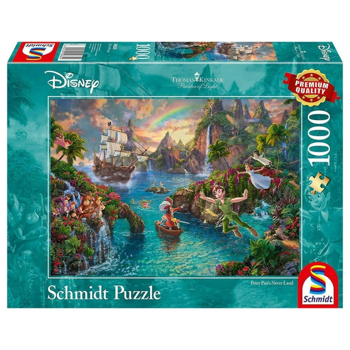 Schmidt Thomas Kinkade: Disney, Peter Pan (1000 pieces) (SCH9635) in the group Sport, leisure & Hobby / Hobby / Puzzle at TP E-commerce Nordic AB (C90054)