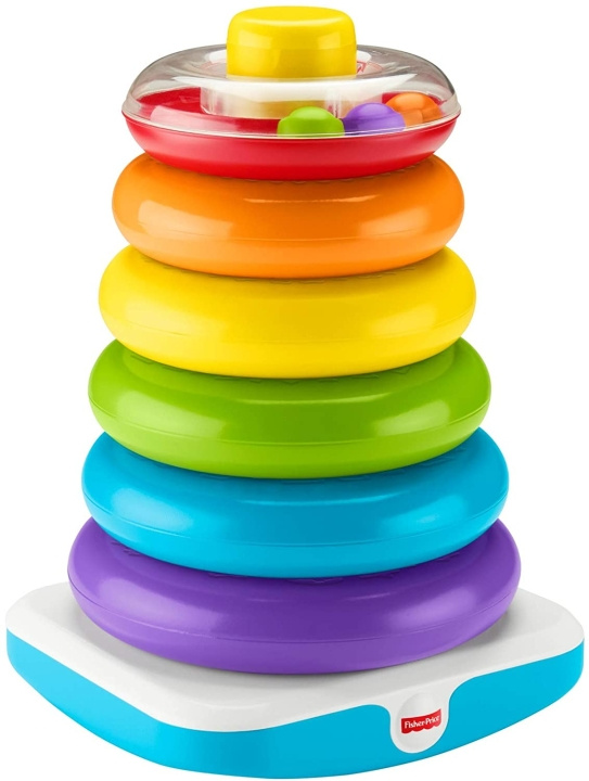 Fisher-Price Infant - Giant Rock-a-Stack - 40 cm (GJW15) in the group TOYS, KIDS & BABY PRODUCTS / Baby toys / Activity toys at TP E-commerce Nordic AB (C90083)