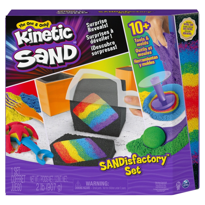 Kinetic Sand SANDisfactory Set (6061654) in the group TOYS, KIDS & BABY PRODUCTS / Toys / Clay, play sand and accessories at TP E-commerce Nordic AB (C90101)