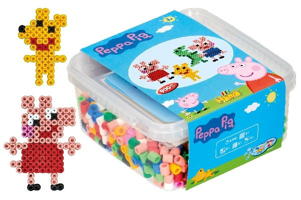 HAMA Beads Hama - Maxi Beads - Peppa Pig beads and pin plate in bucket (8750) in the group TOYS, KIDS & BABY PRODUCTS / Toys / Crafts at TP E-commerce Nordic AB (C90105)