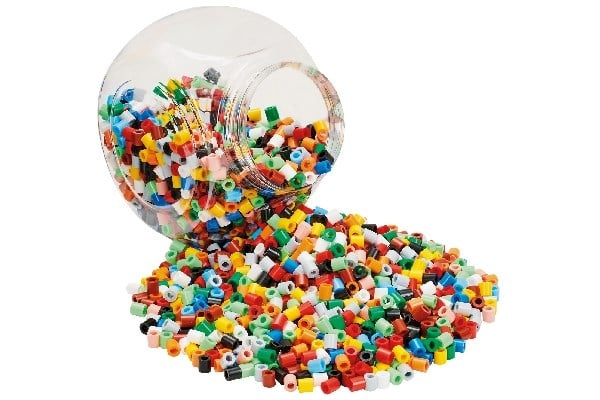 HAMA Beads HAMA Maxi Beads - 2,000pcs. stackable blue bucket (8589) in the group TOYS, KIDS & BABY PRODUCTS / Toys / Crafts at TP E-commerce Nordic AB (C90107)