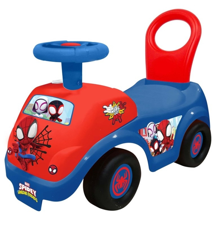 Kiddieland Spiderman Spidey Team Ride On (61556) in the group TOYS, KIDS & BABY PRODUCTS / Toys / Walking cars at TP E-commerce Nordic AB (C90110)