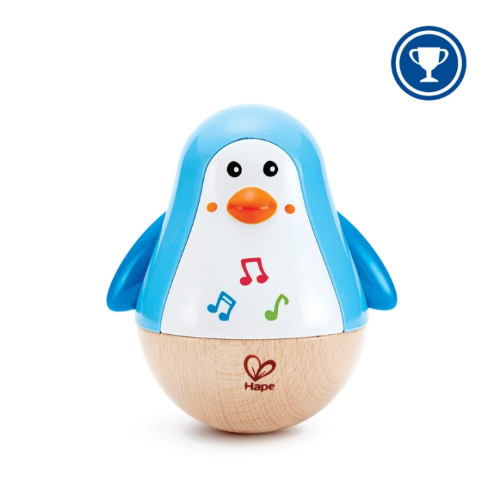 Hape Penguin Musical Wobbler (5933) in the group TOYS, KIDS & BABY PRODUCTS / Music, Song & Images / Music accessories at TP E-commerce Nordic AB (C90136)