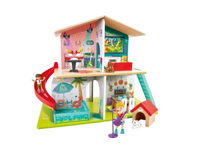 Hape Musical Doll House (87-3411) in the group TOYS, KIDS & BABY PRODUCTS / Toys / Docks & Accessories at TP E-commerce Nordic AB (C90149)