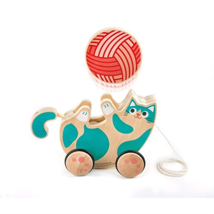 Hape Roll & Rattle Kitten (87-0366) in the group TOYS, KIDS & BABY PRODUCTS / Toys / Play set at TP E-commerce Nordic AB (C90162)